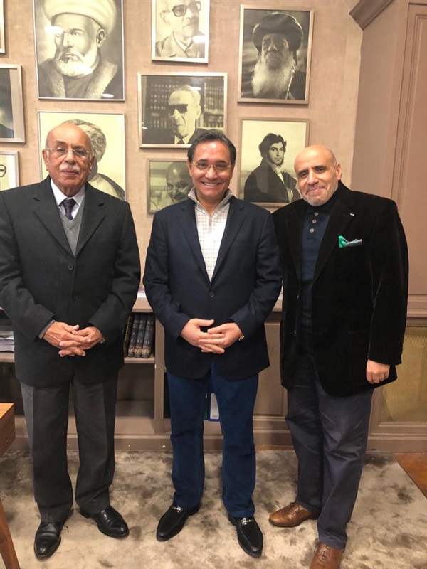 Mofid Shihab besucht das Zentrum für Nahoststudien in Paris 