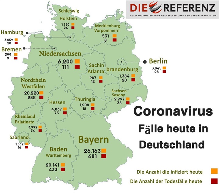 Coronavirus Fälle Heute in Deutschland 7 April