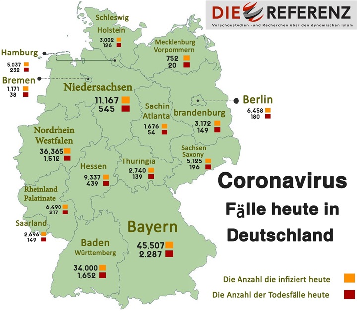 Coronavirus Fälle Heute in Deutschland 18 Mai