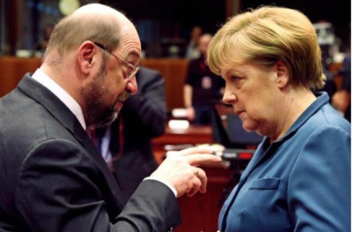 Die Gefahr steckt sich hinter Scholz, dem Kandidat von SPD-Merkel 