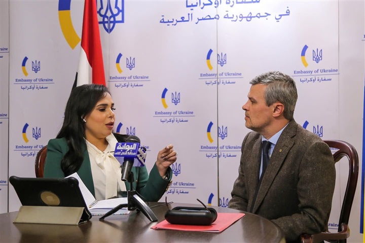 Der ukrainische Geschäftsträger in Ägypten im umfassenden Interview mit Albawabh News 