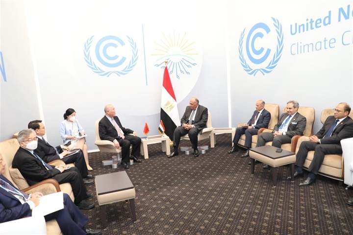 Ägyptischer Außenminister empfängt chinas Klimabeauftragten