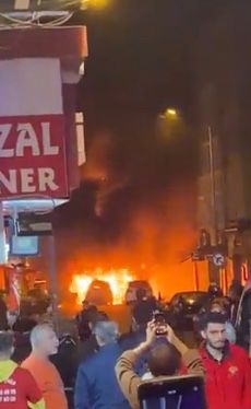 Zum zweiten Mal : Eine Explosion unbekannter Herkunft erschütterte den Stadtteil Fatih in Istanbul