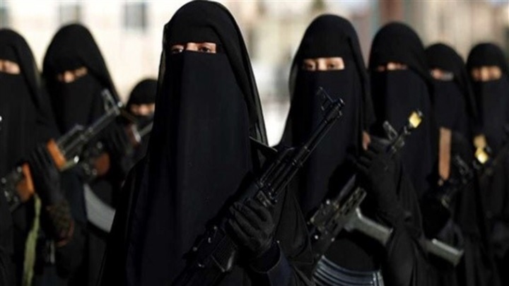 Europäerinnen in Isis: Behandlungsszenarien, der alte Kontinent mit ihren Töchtern.  