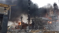 Explosion einer Erdölraffinerie