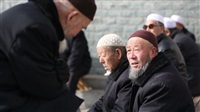 Uigurische Muslime..